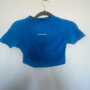 Alphalete- Crop Top, Blue (small)